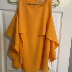Gibson Latimer Vibrant Marigold Blouse